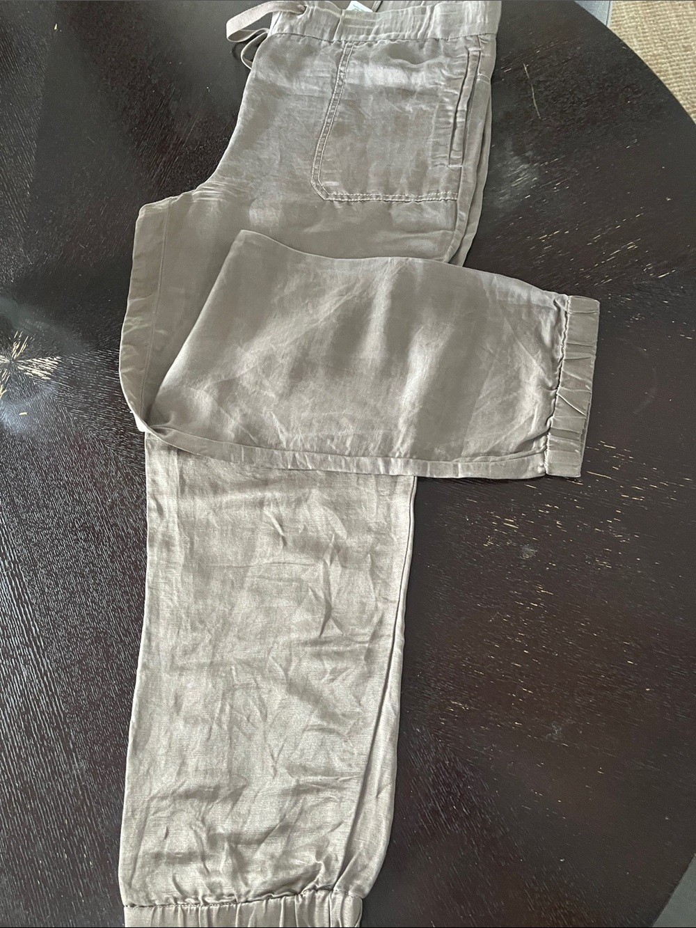 J Crew drawstring linen silk blend - Picture 4 of 4